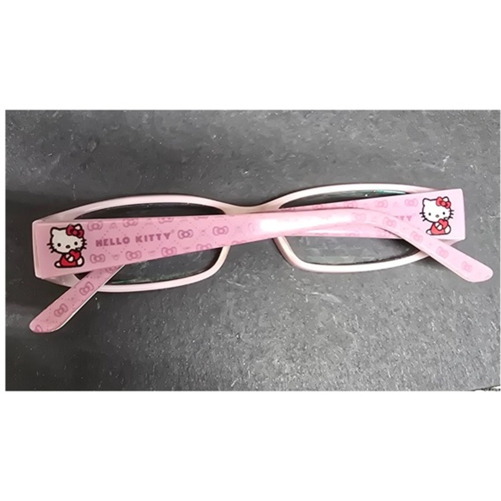 Hello Kitty Eyeglass Frames HK218 Purple Pink Sanrio Kawaii Girls Good Condition